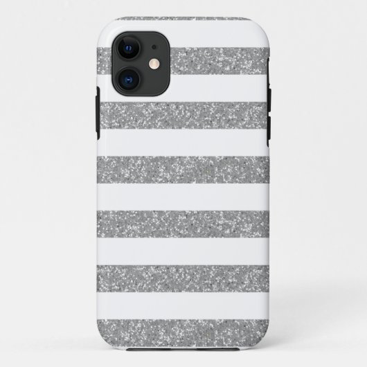 Sparkle Glitzer Stripes iPhone 5 Tough Xtreme Case (Rückseite)