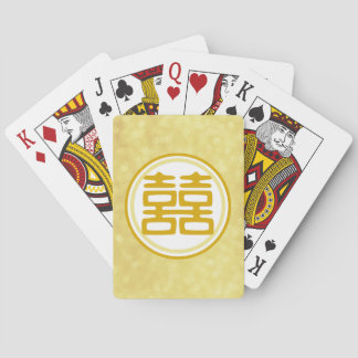 Sparkle Gold Doppeltes Glück - Runde Spielkarten