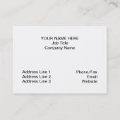 Sparkle Gold Doppeltes Glück - Runde Visitenkarte (Rückseite)