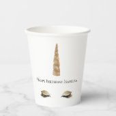 Sparkle Gold Glam Unicorn Pappbecher (Vorderseite)