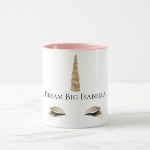 Sparkle Gold Glam Unicorn Tasse