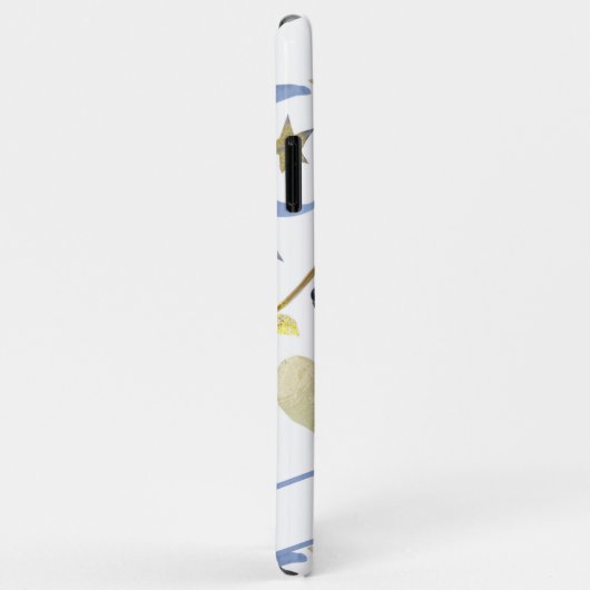 *~* Sparkle Gold Glitzer Monte Stars Burg Case-Mate iPhone Hülle (Hinten/Rechts)