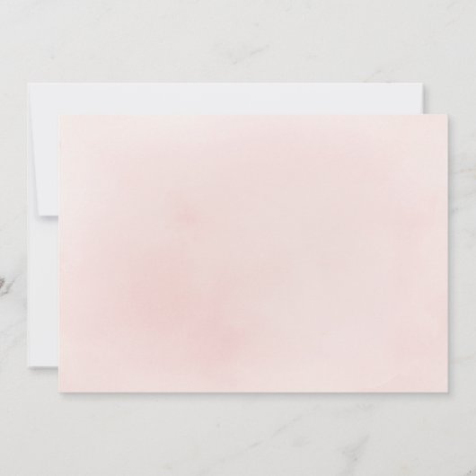 Sparkle gold Glitzer und rosa Blumengletschern Dan Einladung (Rückseite)