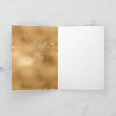 Sparkle Gold Unicorn Karte (Innenseite)