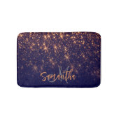 Sparkle Golden Glitzer Badematte (Vorderseite)