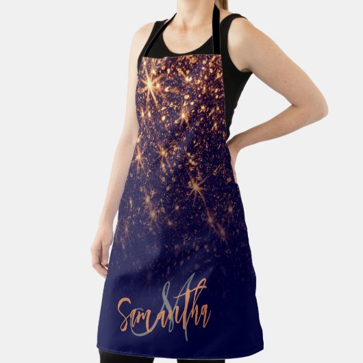 Sparkle Golden Glitzer Schürze (InSitu)