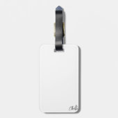 Sparkle Holiday Fotokarte Gepäckanhänger (Rückseite vertikal)