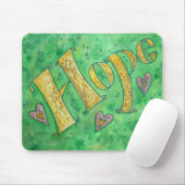 Sparkle Hope Word Art Custom Design Mousepad (Mit Mouse)