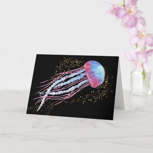 Sparkle Jellyfish wird gut Karte (Orchidee)