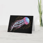 Sparkle Jellyfish wird gut Karte (Vorderseite)