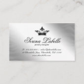 Sparkle Jewelry Zebra Crown Black Visitenkarte (Rückseite)
