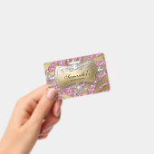 Sparkle Jewelry Zebra Gold Pink Ausweis (Handheld)