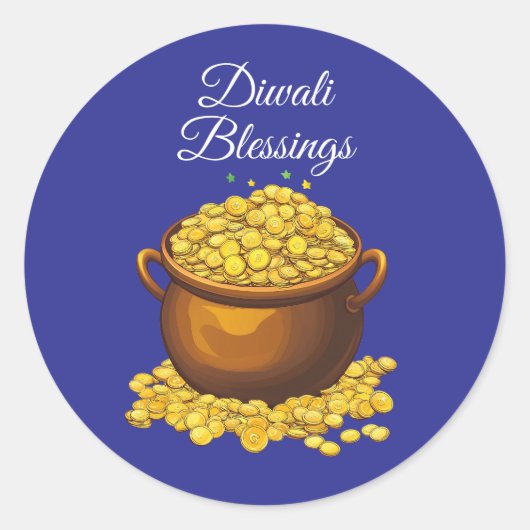 Sparkle & Joy Runder Aufkleber (Vorderseite)