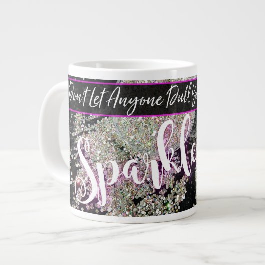 Sparkle-Jumbo-Tasse Jumbo-Tasse (Vorderseite Links)