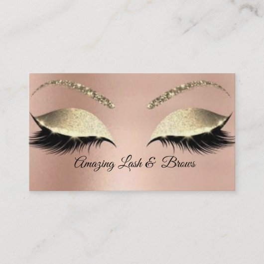 Sparkle Lash & Brows Visitenkarten Visitenkarte (Vorderseite)