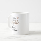 Sparkle Legal Assistant Kaffeetasse (Vorderseite Links)