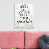 Sparkle Life Quote Individuelle Name Leinwand Gesc (Insitu (Wohnzimmer))