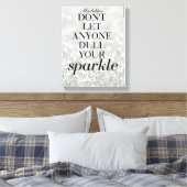 Sparkle Life Quote Individuelle Name Leinwand Gesc (Insitu (Schlafzimmer))