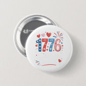 Sparkle like It's 1776 4. Juli Feuerwerk Button (Vorne & Hinten)
