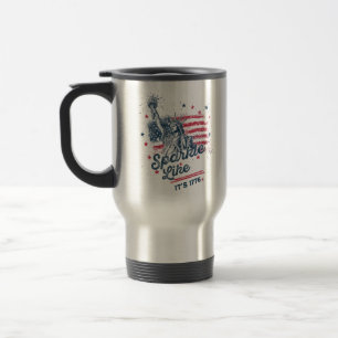 Sparkle like It's 1776, Patriotic Design, American Reisebecher