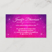 Sparkle Lila Visitenkarte (Rückseite)