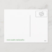 Sparkle Look Peace Sign Feiertagspostkarte (Rückseite)