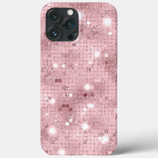 Sparkle Luxus Pink Case-Mate iPhone Hülle (Rückseite)