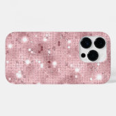 Sparkle Luxus Pink Case-Mate iPhone Hülle (Rückseite (Horizontal))