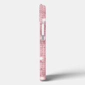 Sparkle Luxus Pink Case-Mate iPhone Hülle (Rückseite / Links)