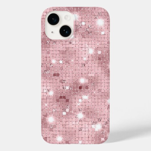 Sparkle Luxus Pink Case-Mate iPhone Hülle (Rückseite)