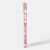Sparkle Luxus Pink Case-Mate iPhone Hülle (Rückseite / Links)