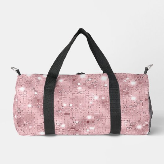 Sparkle Luxus Pink Duffle Bag (Vorderseite)