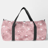 Sparkle Luxus Pink Duffle Bag (Vorderseite)
