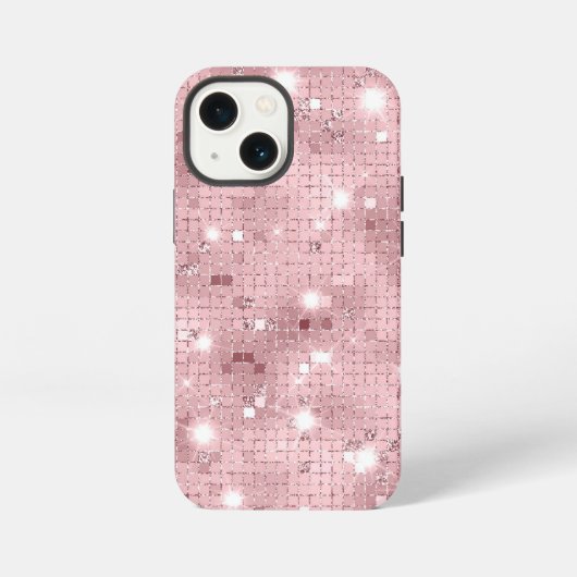 Sparkle Luxus Pink iPhone Hülle (Rückseite)