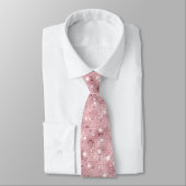 Sparkle Luxus Pink Krawatte (Gebunden)