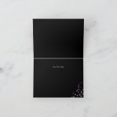 Sparkle Maske & Bow Masquerade Danke Karte (Innenseite)