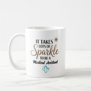 Sparkle Medical Assistant Personalisiert Kaffeetasse