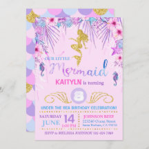 Sparkle Meerjungfrau zum Geburtstag