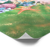 Sparkle Mermaid Poster (Ecke)