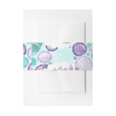 Sparkle Mermaid & Seepferd mit passender Rückseite Einladungsbanderole (Vorderseite Beispiel)