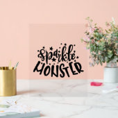 Sparkle Monster Halloween Acrylschild (Hochzeit)