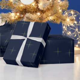 Sparkle Muster für die Marine Geschenkpapier