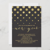 Sparkle-Neujahrs-Party Einladung (Vorderseite)