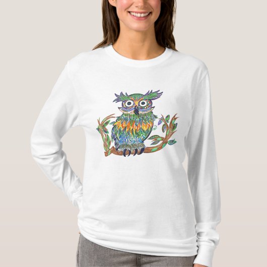 Sparkle Owl T-Shirt (Vorderseite)