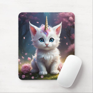"Sparkle Paws: Die verzauberte Einhornkugel" Mousepad