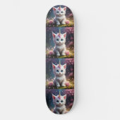 "Sparkle Paws: Die verzauberte Einhornkugel" Skateboard (Vorderseite)