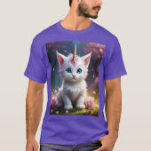 "Sparkle Paws: Die verzauberte Einhornkugel" T-Shirt (Vorderseite)