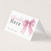 Sparkle Pink Coquette Bow 1. (Vorderseite)