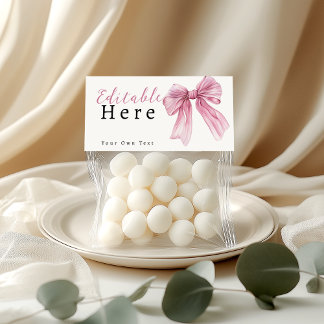 Sparkle Pink Coquette Bow 1.