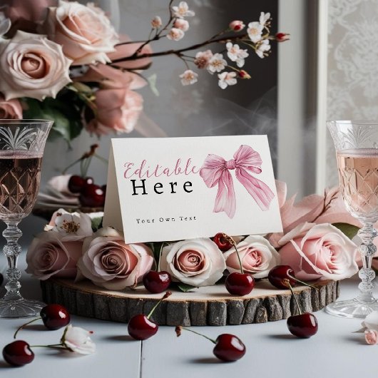 Sparkle Pink Coquette Bow 1.